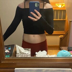 PacSun off the shoulder crop top